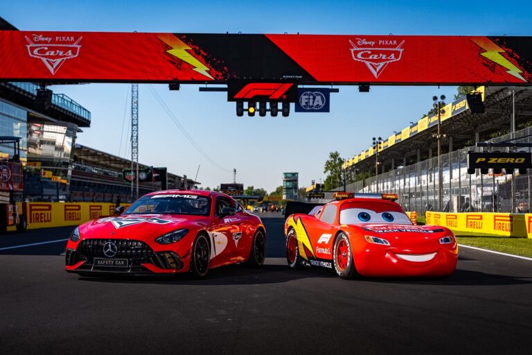 Zygzak McQueen na torze Monza podczas weekendu F1